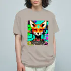 Sawajin Art CollectionのDISGUISED FOX #1 Organic Cotton T-Shirt