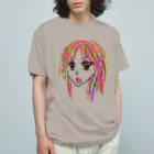 ぷりてぃーくりーちゃーずの虹ガール 5 Organic Cotton T-Shirt