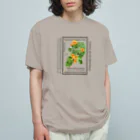 Weのわたしたちの菜園からハーブ ~ ナスタチウム~ オーガニックコットンTシャツ