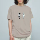 NEOJAPANESESTYLE                               のB_Lack_Cat&Mr.CHICKENHEART オーガニックコットンTシャツ