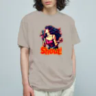 islandmoon13のSHOUT!　【ROCK歌手】シャウト！ オーガニックコットンTシャツ