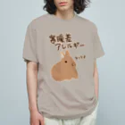 ミナミコアリクイ【のの】の寒暖差アレルギー【うさぎ】 オーガニックコットンTシャツ