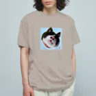 木ノ下商店の眠りこけた猫。 オーガニックコットンTシャツ