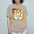 ほかほかしろくまのあったかざっかやのしろくまボウル オーガニックコットンTシャツ