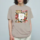 ROYAL Princessの和洋融合デザインシリーズ（黒） Organic Cotton T-Shirt