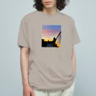 Team-MK1のStreet - Sunset オーガニックコットンTシャツ