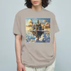 MistyStarkの天空の城 オーガニックコットンTシャツ