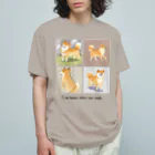 DoodleDenのハナとデイジーとナツとコロ オーガニックコットンTシャツ