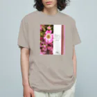 ChicClassic（しっくくらしっく）のお花・May peace and serenity surround you always. Organic Cotton T-Shirt