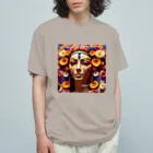 お花屋SUNのFlora Cleo「フローラ・クレオ」 Organic Cotton T-Shirt