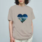 Castagna-カスターニャのnight view Organic Cotton T-Shirt