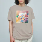 YuRaのSoRaを歩く羊 オーガニックコットンTシャツ