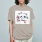 Reea wkoのふわっねっこっ オーガニックコットンTシャツ