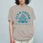 chataro123のFit & Fresh: Brush & Squat オーガニックコットンTシャツ