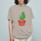 Polmetoca  ポルメトカのサボテン having fun Organic Cotton T-Shirt