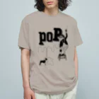 hilo tomula トムラ ヒロのPaint It POP オーガニックコットンTシャツ