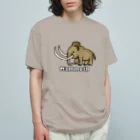 すとろべりーガムFactoryのマンモス オーガニックコットンTシャツ