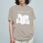 NIKORASU GOの読書好き限定デザイン（Tシャツ・パーカー・グッズ・ETC） オーガニックコットンTシャツ