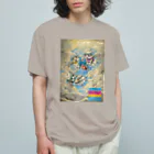 有明ガタァ商会の妖精に召される魚 Organic Cotton T-Shirt