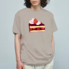 NIKORASU GOのショートケーキ オーガニックコットンTシャツ