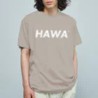 がくまこ・グッド・チョイス商会のHAWA OG/BL オーガニックコットンTシャツ