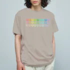 モノツクルヒト　Fuku～ふく～の蹄鉄モノグラム(色見本) オーガニックコットンTシャツ