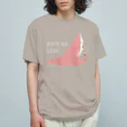 さかたようこ / サメ画家のほっとひと息サメ〈濃いめの地色向け〉 オーガニックコットンTシャツ