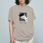 ないものねだりの【色変化】Hand Dog(shadow) オーガニックコットンTシャツ