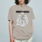SWEET＆SPICY 【 すいすぱ 】ダーツの好吃。（美味しいよ）　ロゴ有 Organic Cotton T-Shirt