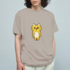 yuuhiのおみせのシュールなネコ オーガニックコットンTシャツ