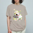 Lily bird（リリーバード）のとろける文鳥ず2 オーガニックコットンTシャツ