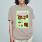 なまけもんの沖縄家屋 分解 Organic Cotton T-Shirt