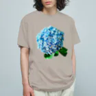 aiueoneko358のあじさい Organic Cotton T-Shirt