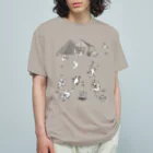 WAMI ARTの野営(キャンプ) オーガニックコットンTシャツ