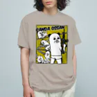 mamezoのPANDA OSSAN オーガニックコットンTシャツ