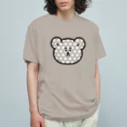 しもんずげーとのみずたま柄くま オーガニックコットンTシャツ