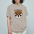鳥さんインコさんダイスキ商店のスズメさんTシャツ(オーガニックコットン) Organic Cotton T-Shirt