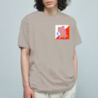 ずんぐりむっくりのブヒ２ オーガニックコットンTシャツ