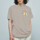 Satokostudioの仲良しスコティッシュ Organic Cotton T-Shirt