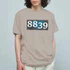 はちよんごの8839 Organic Cotton T-Shirt