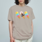 Lily bird（リリーバード）のアイスと文鳥ず① Organic Cotton T-Shirt
