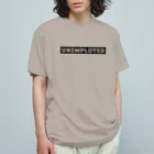 mincora.のニート UNEMPLOYED　- black ver. 02 - オーガニックコットンTシャツ