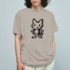 yuccoloのドヤ顔ねこ オーガニックコットンTシャツ