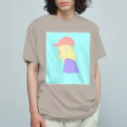 「お白湯」のベリーガール オーガニックコットンTシャツ