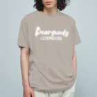 BEARGUNDYの鹿 オーガニックコットンTシャツ