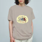 ヤママユ(ヤママユ・ペンギイナ)のOHAGI PENGUINS ASSORT オーガニックコットンTシャツ