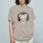 くまちゃんローズのクラシックローズちゃん オーガニックコットンTシャツ