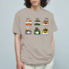 ちなきのこの野生動物缶　6点セット Organic Cotton T-Shirt