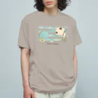 m_matsurikaのTable tennis. オーガニックコットンTシャツ