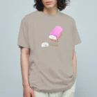 わらびやの向き合うおいしいかまぼこ オーガニックコットンTシャツ